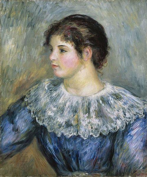 Pierre Auguste Renoir Bust Portrait of a Young Woman China oil painting art
